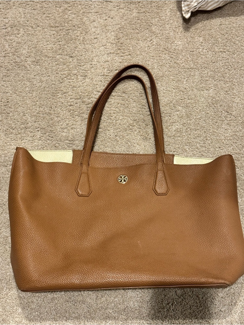 Tory Burch Tan Leather Tote